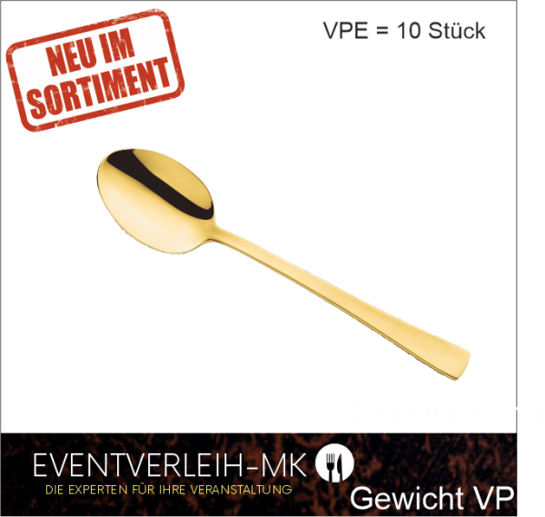 Menülöffel 18/10 - Vintage/Gold